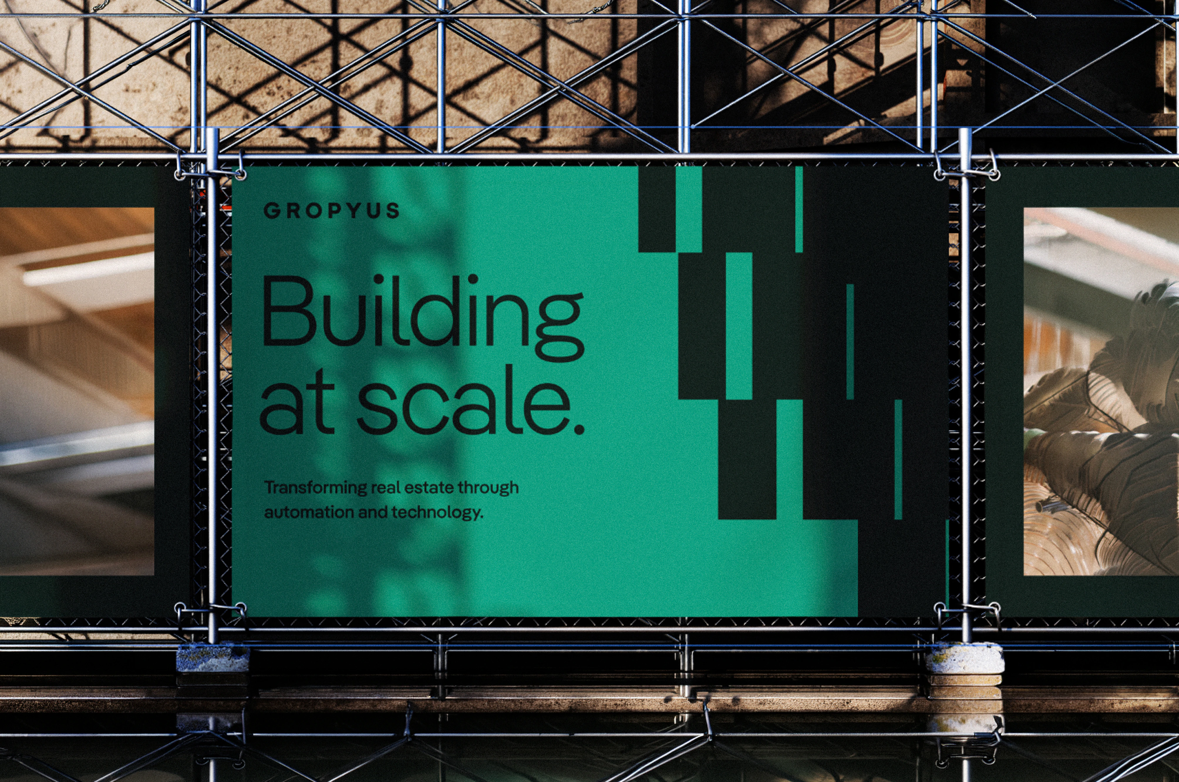 GROPYUS Building OS — wider composition, system across breakpoints