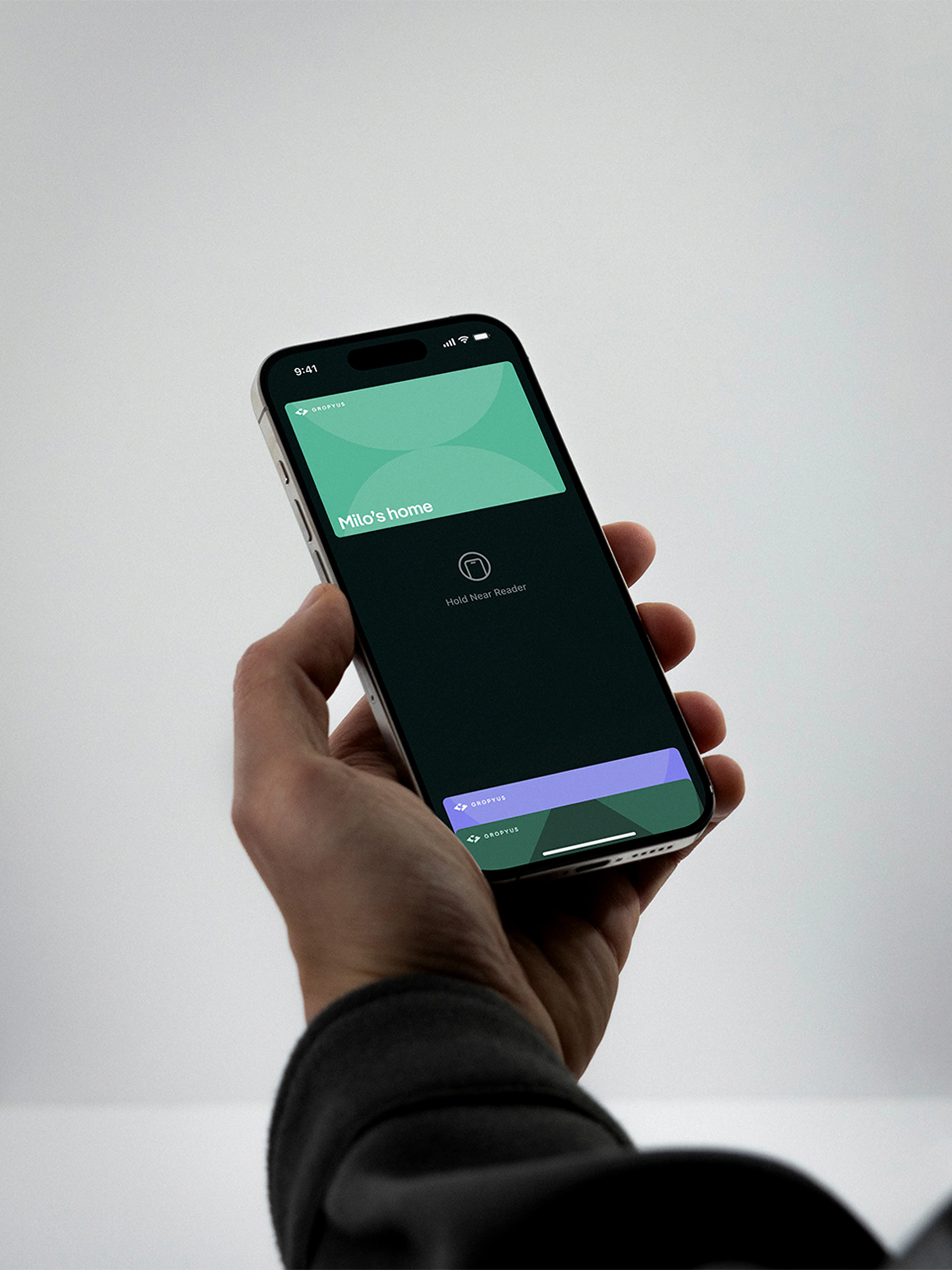 GROPYUS Building OS — closing portrait-format product shot