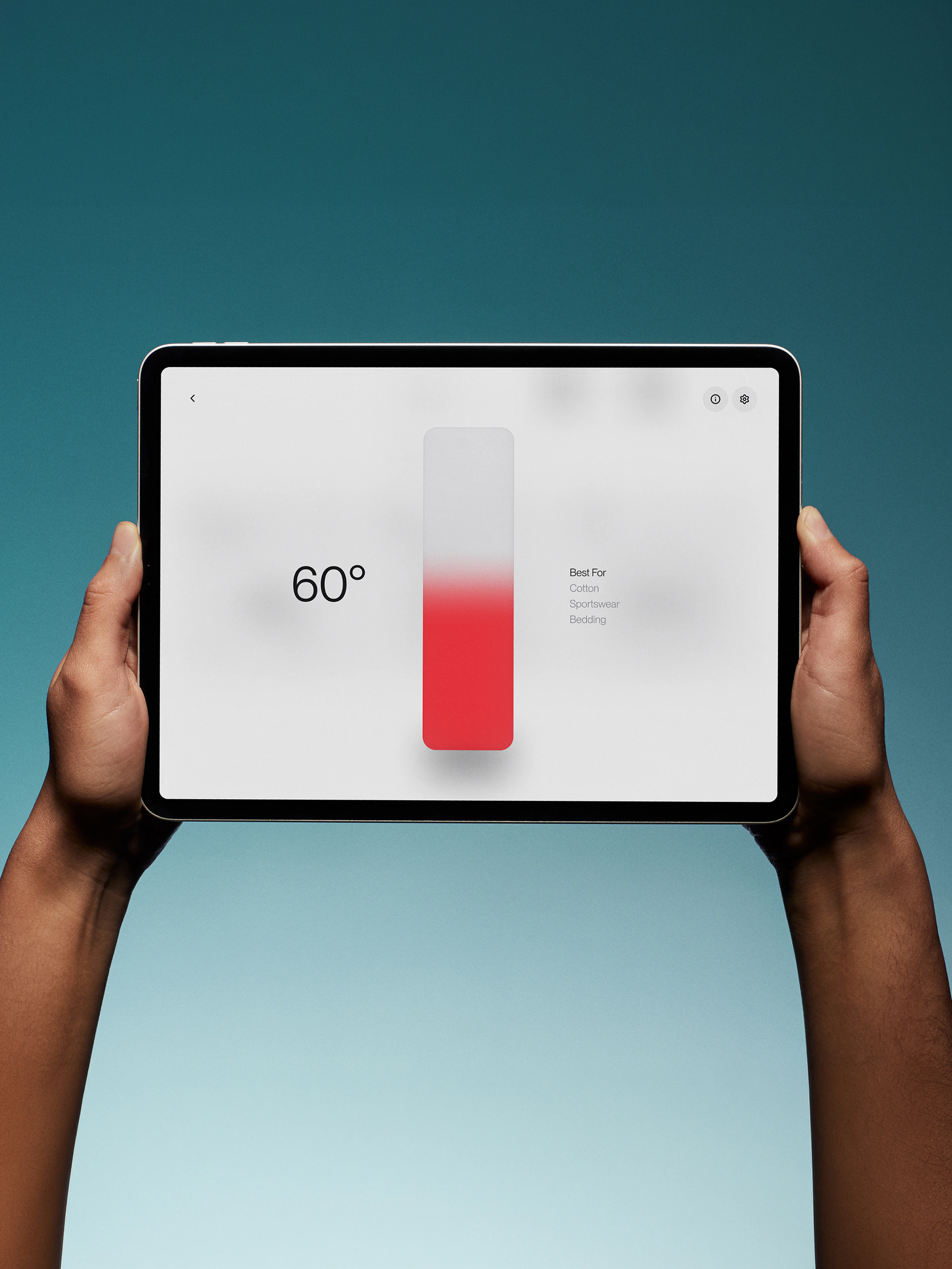 Laundry OS — calm washing interface cover
