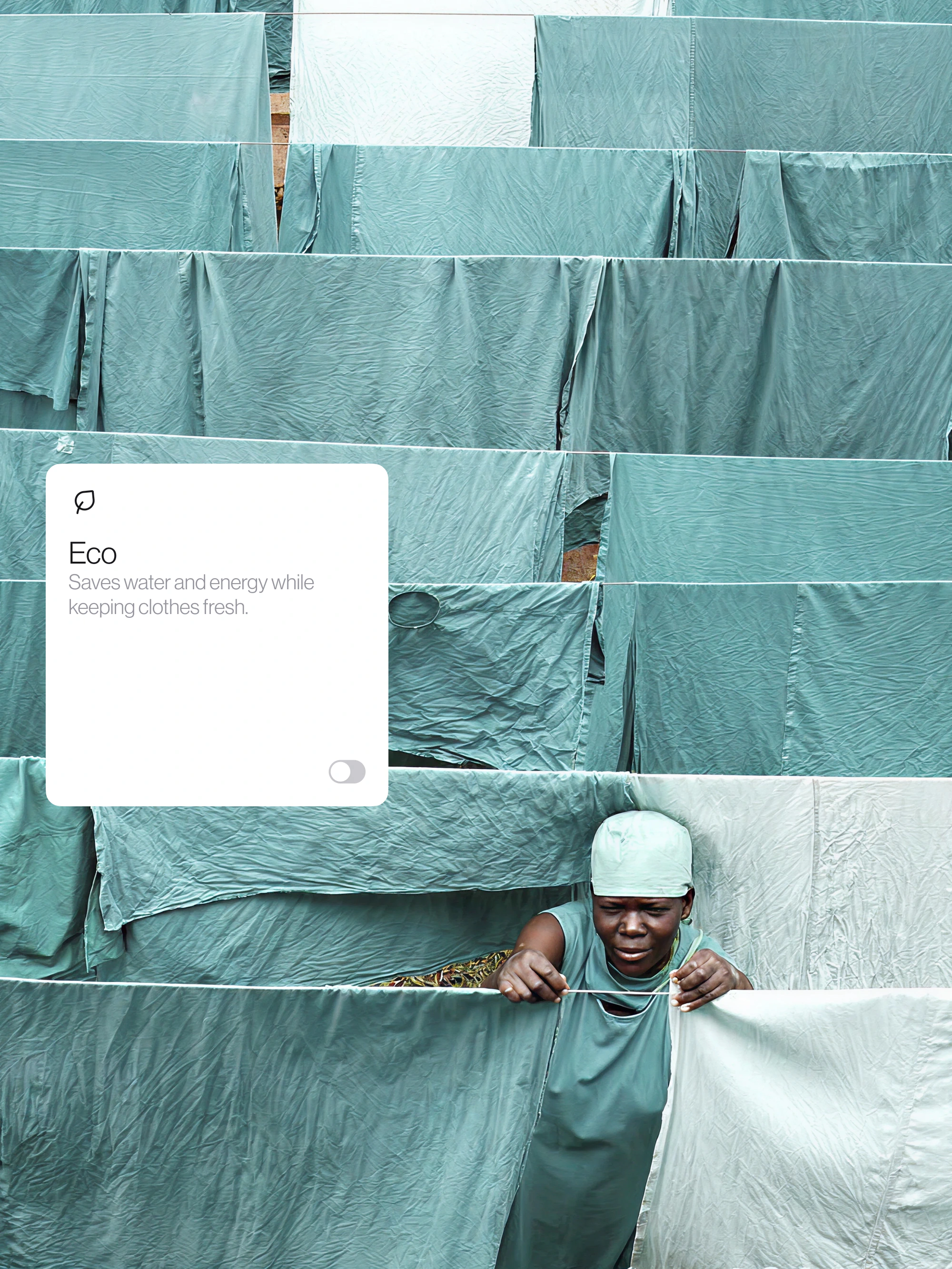 Laundry OS — focused screen state and progressive disclosure