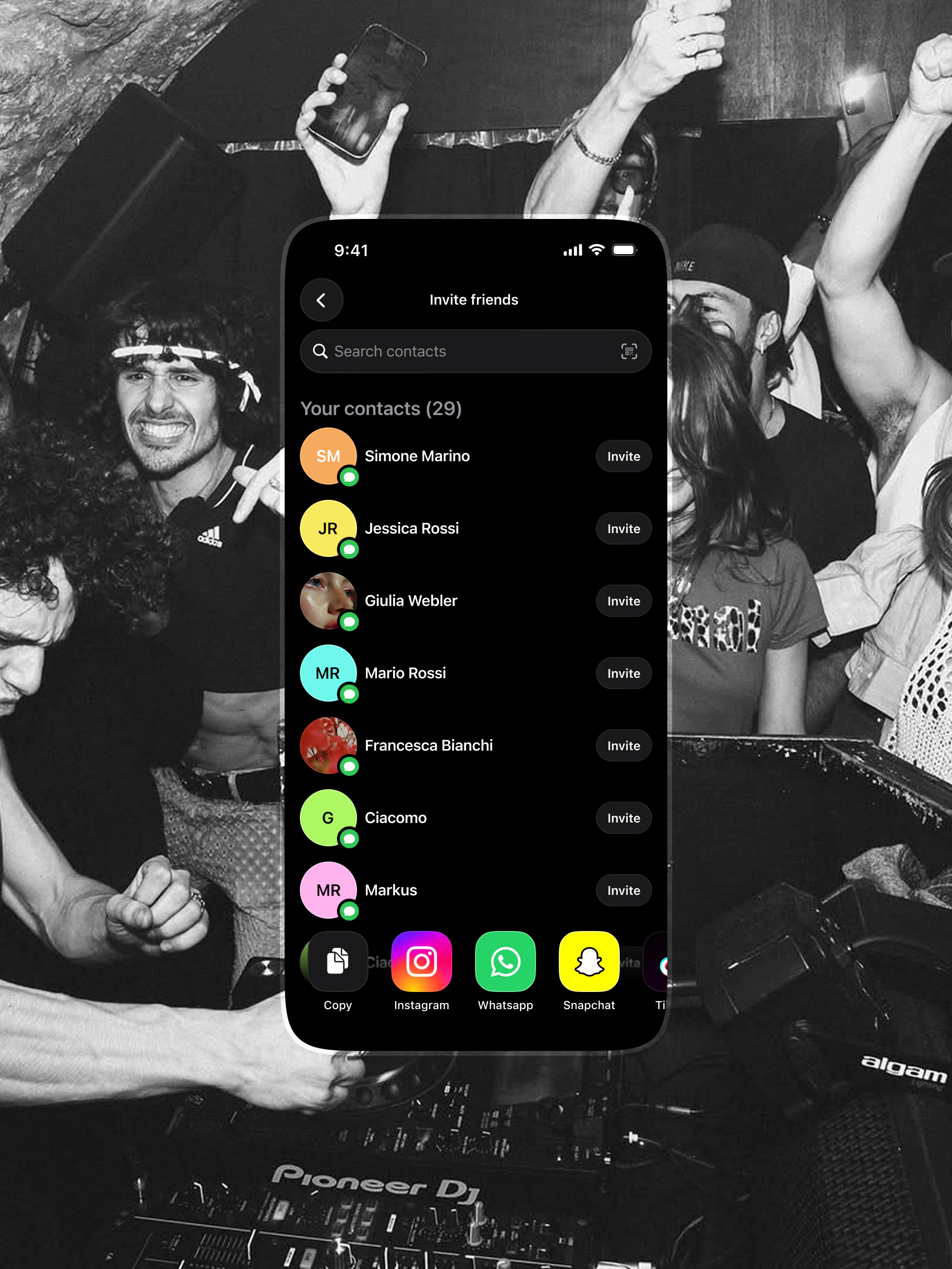OutZone — interface detail and discovery patterns