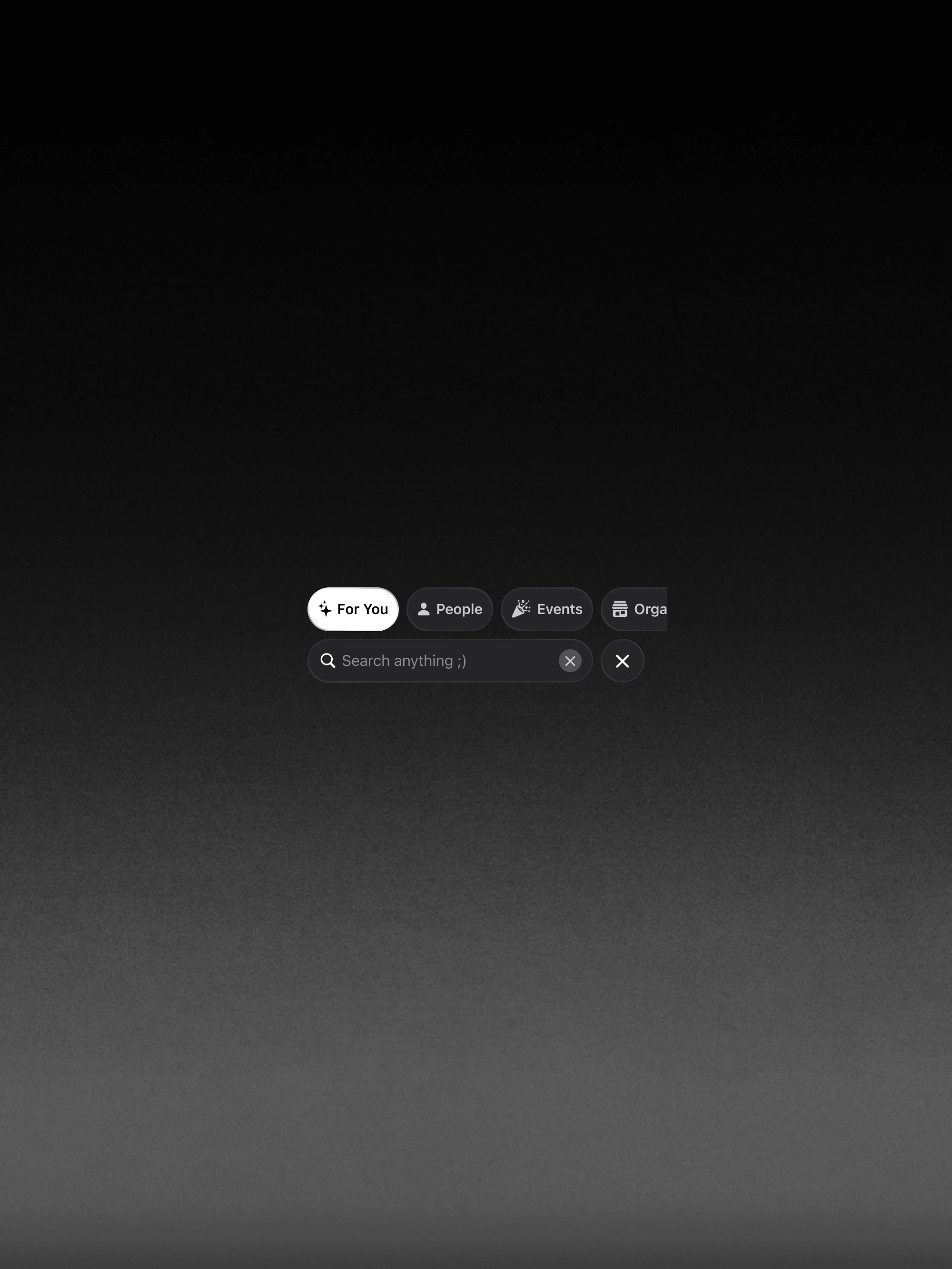 OutZone — vertical photography, night-out context and in-app moments