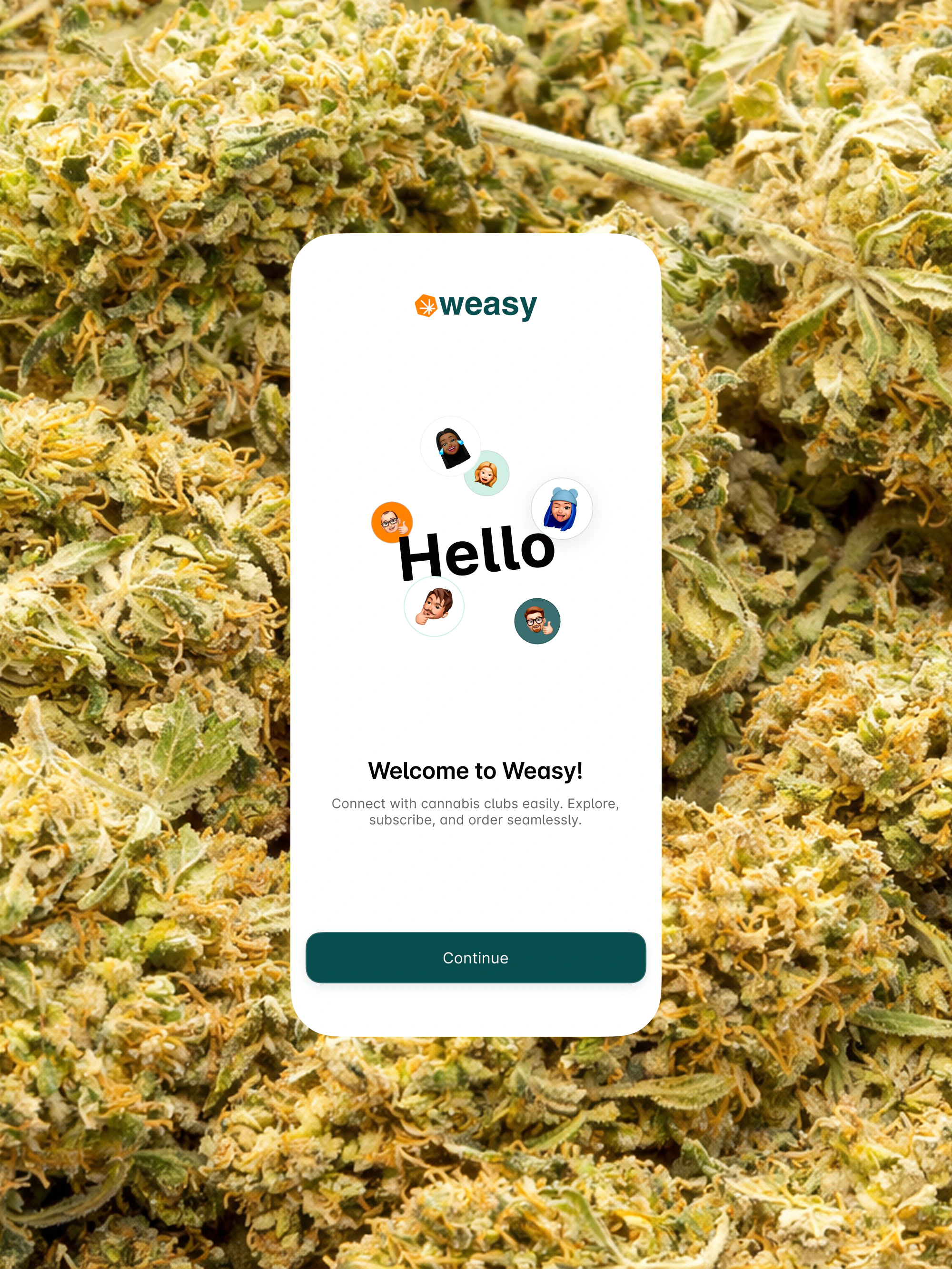 Weasy web dashboard — club operations and compliance-oriented UI